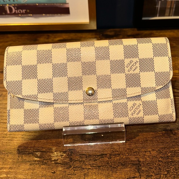 Louis Vuitton Handbags - Louis Vuitton Emilie Wallet Damier Azur Canvas CA2123